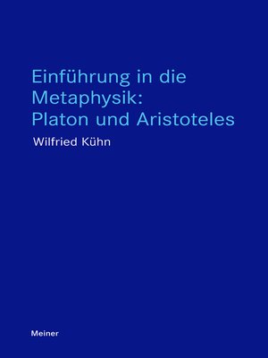 cover image of Einführung in die Metaphysik